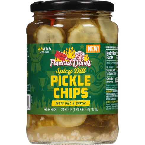 2 1 (72 oz.) Famous Dave's Pickle Variety Bundle - pck Sweet n' Spicy & pck Spicy Dill