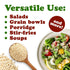 5 Food to Live White Quinoa, Pounds All Natural Whole Grain, Perfect for Salads, Soups, Quick and Easy to Cook, Meal