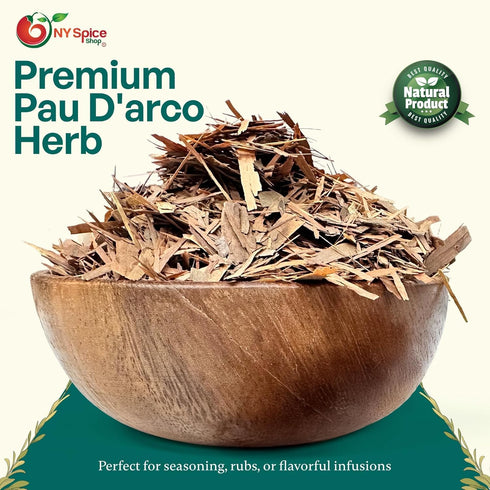 2 NY Spice Shop Pau D'arco/Ipe Roxo - Cut & Sifted - Pound Pau Darco Tea Bark - Pau Darco Herb - Herbal Tea - Inner