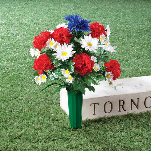 Set 2 OakRidge Patriotic Bouquet Memorial