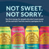 120mg 12 oz (12-Pack) Organic Sparkling Ginger Yerba Mate Tea, Unsweetened by Tama Tea - Sugar Free Energy Drink
