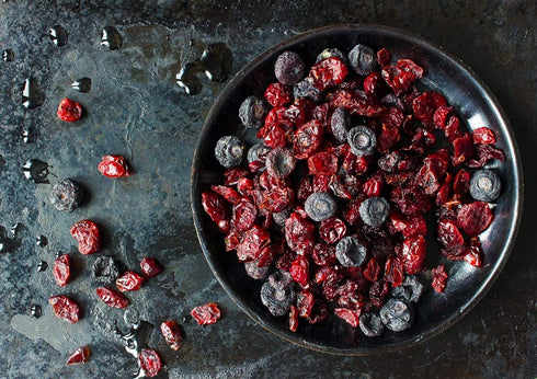 1 Organic Mixed Berries, Pound Non-GMO Dried Blueberries, Cranberries, and Tart Cherries, Kosher, Lightly Sweetened
