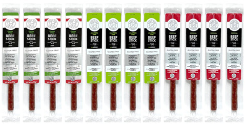 Good Fod Foods Meat Stick Variety Pack Low FODMAP Snacks for a