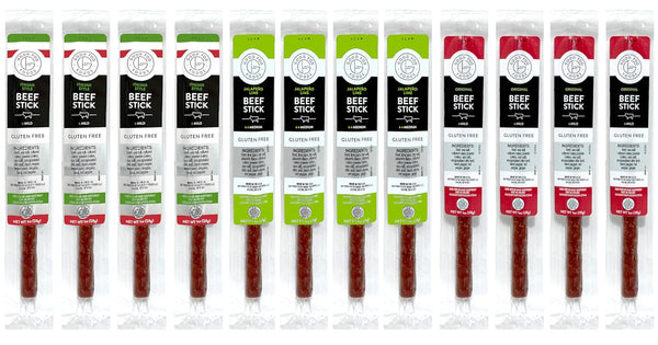Good Fod Foods Meat Stick Variety Pack Low FODMAP Snacks for a
