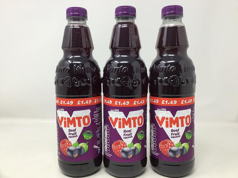725 ml,Mixed (Pack 3) Vimto Squash Fruit