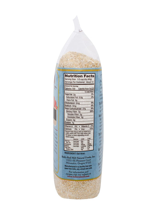 18 oz Bob's Red Mill Oat Bran Cereal