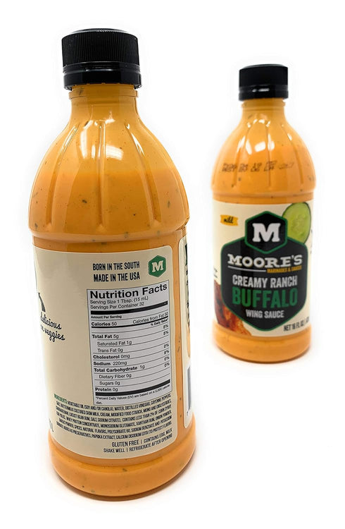 Moore Sauce Buffalo Wing Ranch, Pack of 2