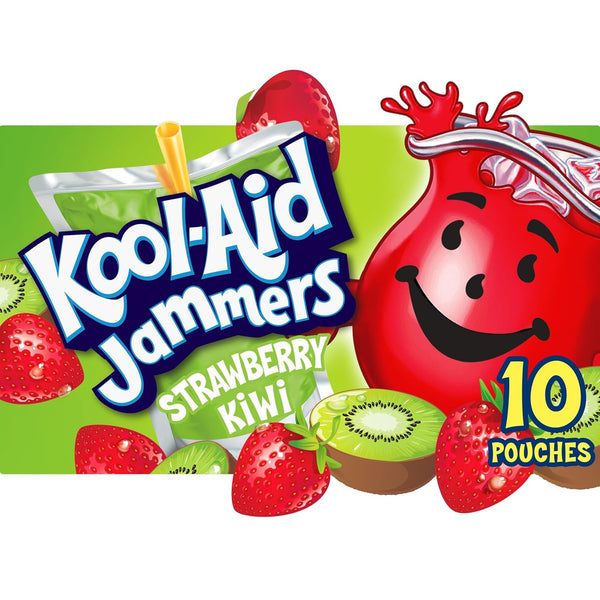 Kool-Aid Jammers Artificially Flavored Drink, 1 Pouches, for School Lunches and On-the-Go