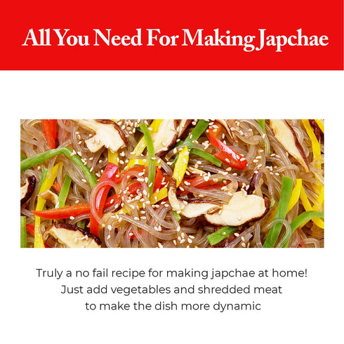 Wang Japchae Sauce, Savory & Slightly Sweet, 16.93 Ounce for Vermicelli & Glass Noodles