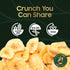100% (2 Lb) Cravers Delight Dried Banana Chips (Sweetened) Dried Fruit Chips Made from Bananas Sweet & Crunchy Dry