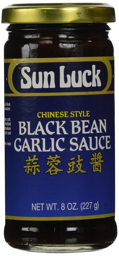 Sun Luck Black Bean Garlic Sauce, 8 oz