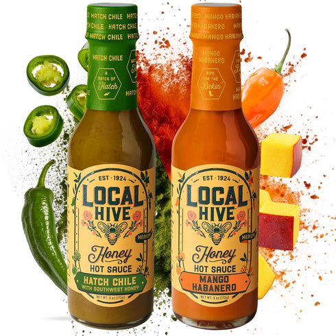 Local Hive Honey Local Hive Taco Night Duo 2-Pack Hatch Chile and Mango Habanero Honey
