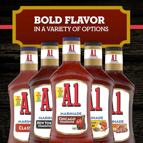 A.1. Steakhouse Chicago Marinade, 16 oz Bottle