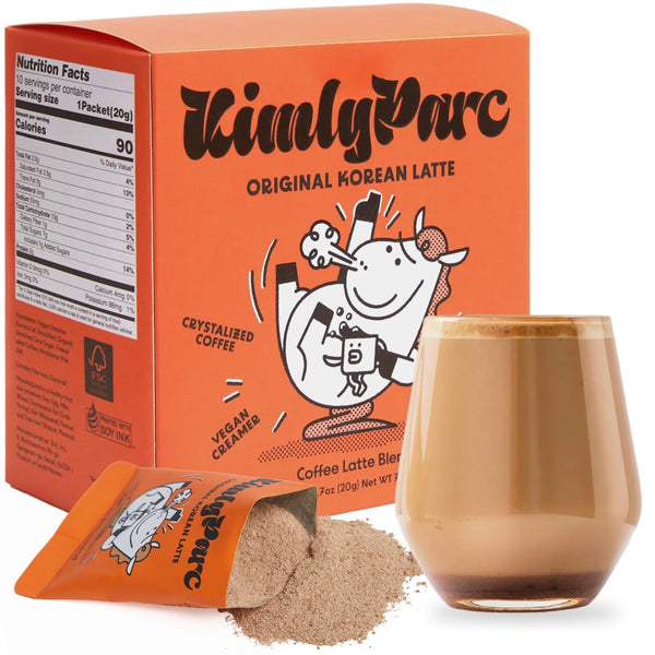 KimlyParc Vegan Korean Instant Coffee Mix (10 Packets x 0.7 oz) |