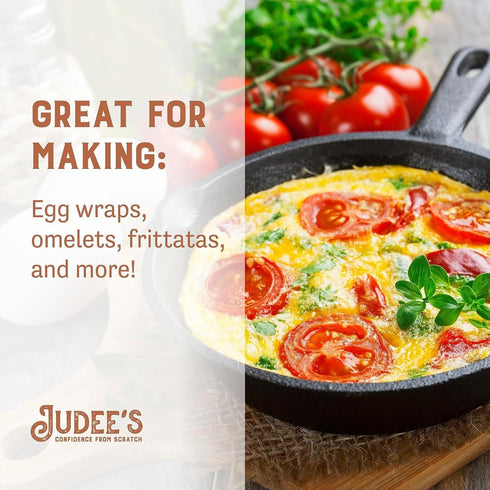 1.5 lb Judee's Gluten Free Scrambled Egg Mix - Easy Camping & Hiking Meals with Powdered Eggs - Baking & Cooking