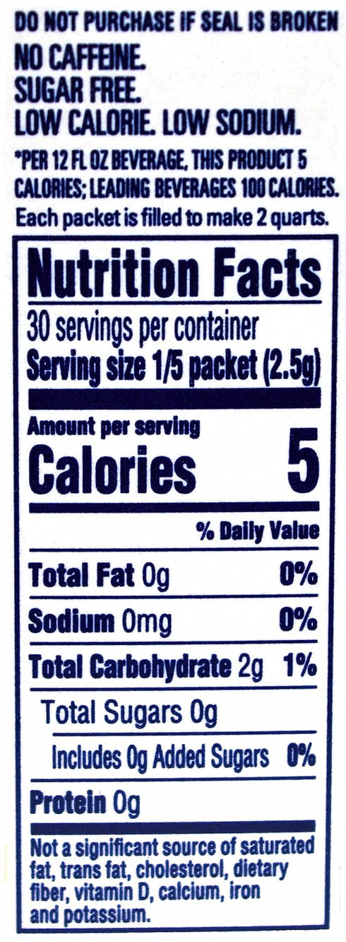 6 Count (Pack 3) Crystal Light Strawberry Orange Banana