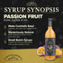 25.4 Oz, Pack 1 Liquid Alchemist Passion Fruit Syrup for Cocktails - Real Ingredients Make our Passion Fruit Syrup