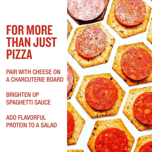 6oz Vermont Smoke & Cure - Uncured Smoked Pepperoni - No Antibiotics or Added Hormones, Perfect for Pizza