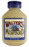 Walter's Mustard , 9 oz - World Famous, Specially Blended Since 1919, All Natural,