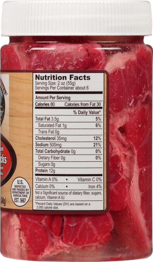 Country 12 oz Backroad Fully Cooked Boneless USA Made Pickled Cured Pork Hocks, Jar