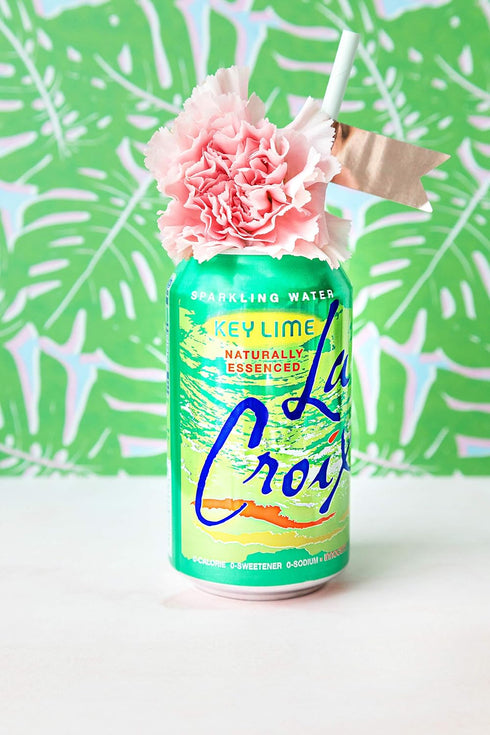 12oz 8 Pack, LaCroix Sparkling Water, Key Lime Flavor, Cans, Naturally Essenced Flavor