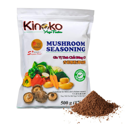 Kinoko Yugo Fusion Mushroom Seasoning, 500g (17.63oz), For Vegetarians & Vegan