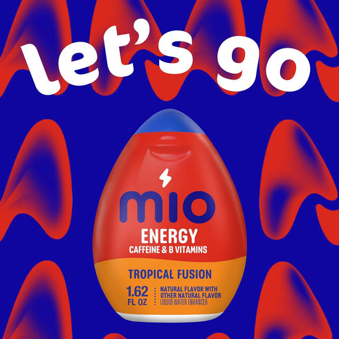 1.62 oz mio Energy Tropical Fusion Flavored with other natural flavor Liquid Water Enhancer, fl Bottle