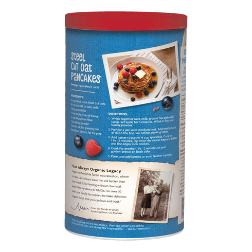 24 oz (Pack 6), Nature's Path Organic Quick Cook Steel Cut Oatmeal, of Non-GMO