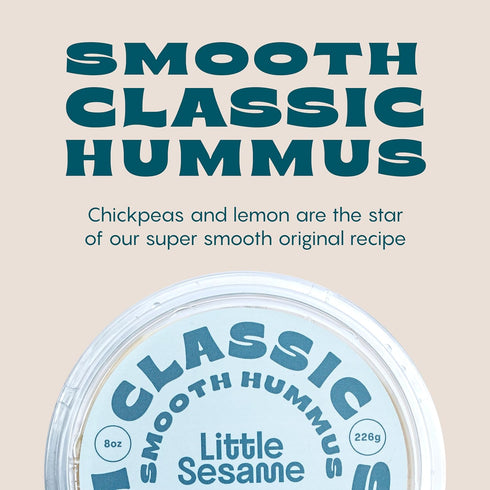 Little Sesame Hummus, 8 OZ Smooth Classic