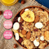 Sunkist 13 oz Breakfast Blend Trail Mix - Fruit and Nut Combo, Low Sodium, Gluten Free Snack with Granola, Almonds