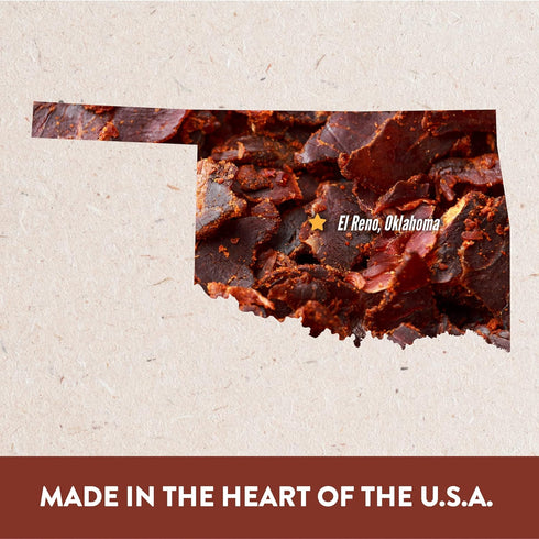 4 Pack 2.25 oz. Hardtimes Handcrafted Beef Jerky - Original Flavor - of Bags
