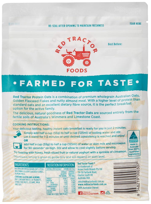 Creamy Protein Porridge Oats with Red Tractor Flavor