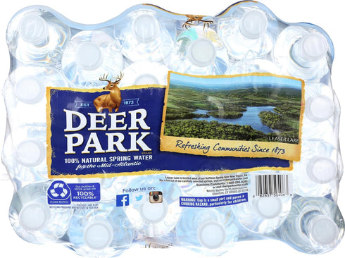 16.9 (24 Deer Park Bottled Spring Water, Ounce Bottles)
