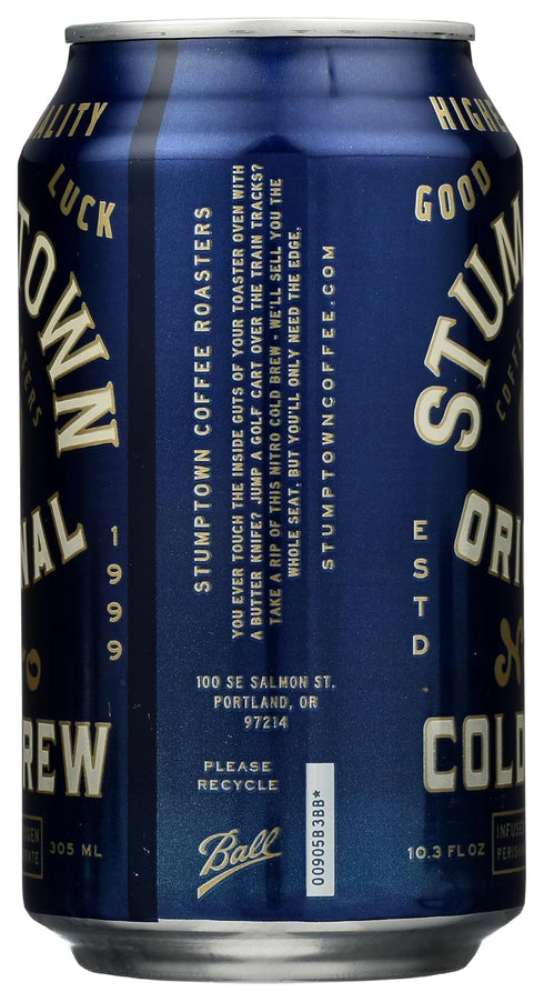 10.3 oz Stumptown Roasters Cold Brew Coffee Nitro Can