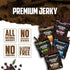 Pack 5 36g (5 Wicked Cutz Beef Jerky Variety | Flavors Up to Protein Per Bag | Tender, Easy to Chew, USA Made, High