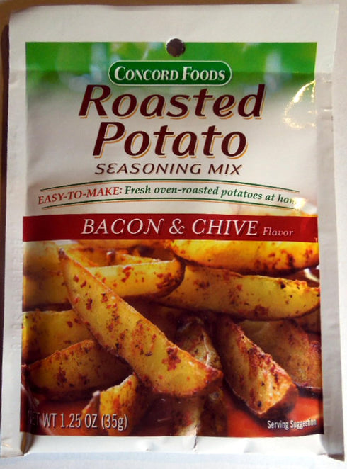 Concord Foods Roasted Potato Seasoning Mix - Bacon & Chive Flavor, 3 of 1.25 oz pkgs