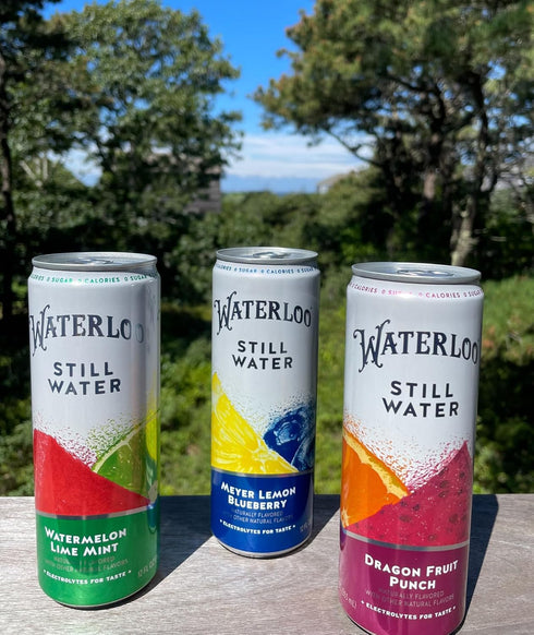 12 Oz (Pack 12) Waterloo Still Water, Dragon Fruit Punch Naturally Flavored Purified Water | Fl Cans of Zero Calories