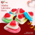 Gummy 3 Gummy NY Spice Shop Rainbow Triple Layered Heart Shaped Candy - Pound Candy Pieces for sweet Treats - Soft