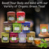 Elephant Park 50 Packets 100% Organic Lemon Ginger Ceylon Green Tea - - Natural Antioxidant Rich Herbal Leaf Teabags