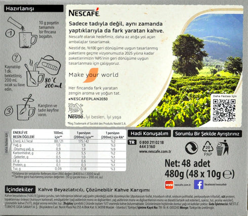 2 1 48 Nescafe in unsweetened sticks