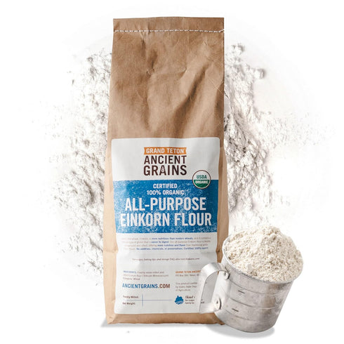 Grand Teton Ancient Grains - 100% Organic All-Purpose Einkorn Flour, Einkorn Flour