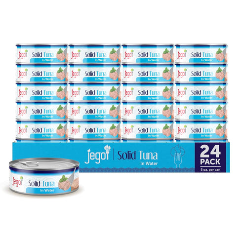 Jego Solid Tuna in Water | Wild Natural Catch Tuna | Keto