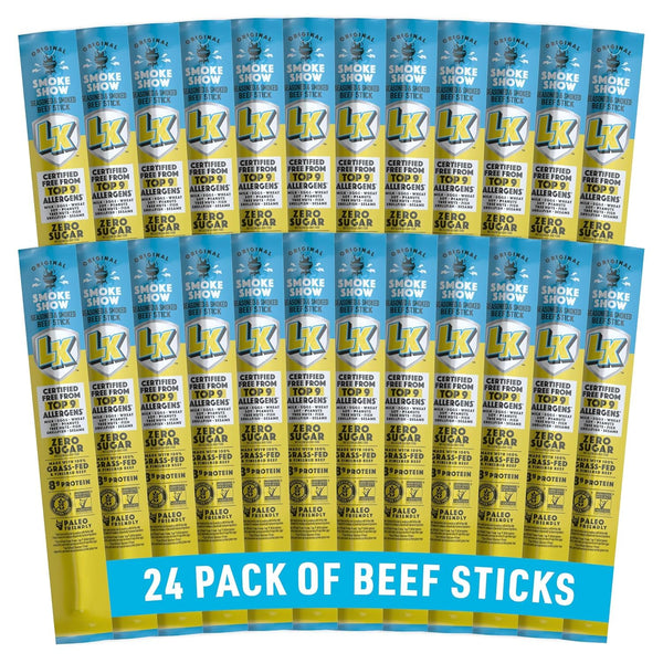 Lorissa's Kitchen Smoke Show Seasoned & Smoked Beef Sticks - (Pack of