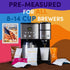 Packets Pack Set, Packs 12-Cup 2oz Coffee Sampler Variety Ground Coffee Gift Medium Dark & Flavored Roast, Low Acid