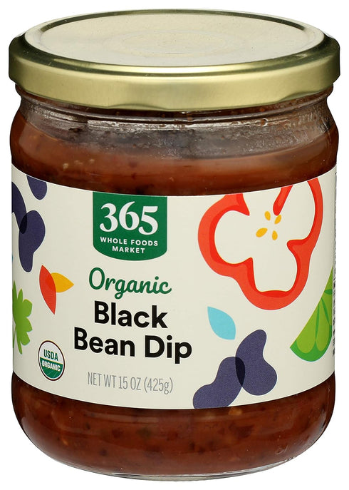 365 15 (Pack 2) by Whole Foods Market, Dip Black Bean Organic, Ounce