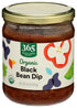 365 15 (Pack 2) by Whole Foods Market, Dip Black Bean Organic, Ounce