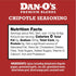 2 2 Pack (20 oz) Dan-O's Seasoning Large Bottle Combo | Spicy & Chipotle |