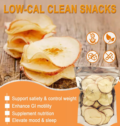 Generic 7.4oz/210g,Fruit Apple Slices, Dried Apples, Apple Chips, chips-No Sugar Added, Dried Fruit Snacks, Natural