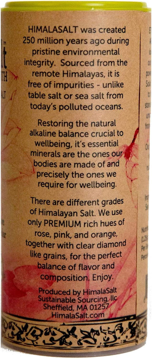 6-Ounce (Pack 6) HimalaSalt Primordial Himalayan Sea Salt, Fine Grain Shaker