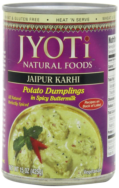 Jyoti Jaipur Karhi, 12 cans of 15 oz each, All Natural, Product